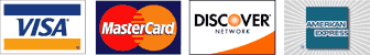 payment methods: visa, mastercard, discover, and american express