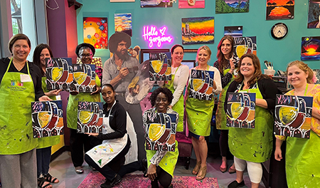 Women&#39;s Paint &amp; Sip Event